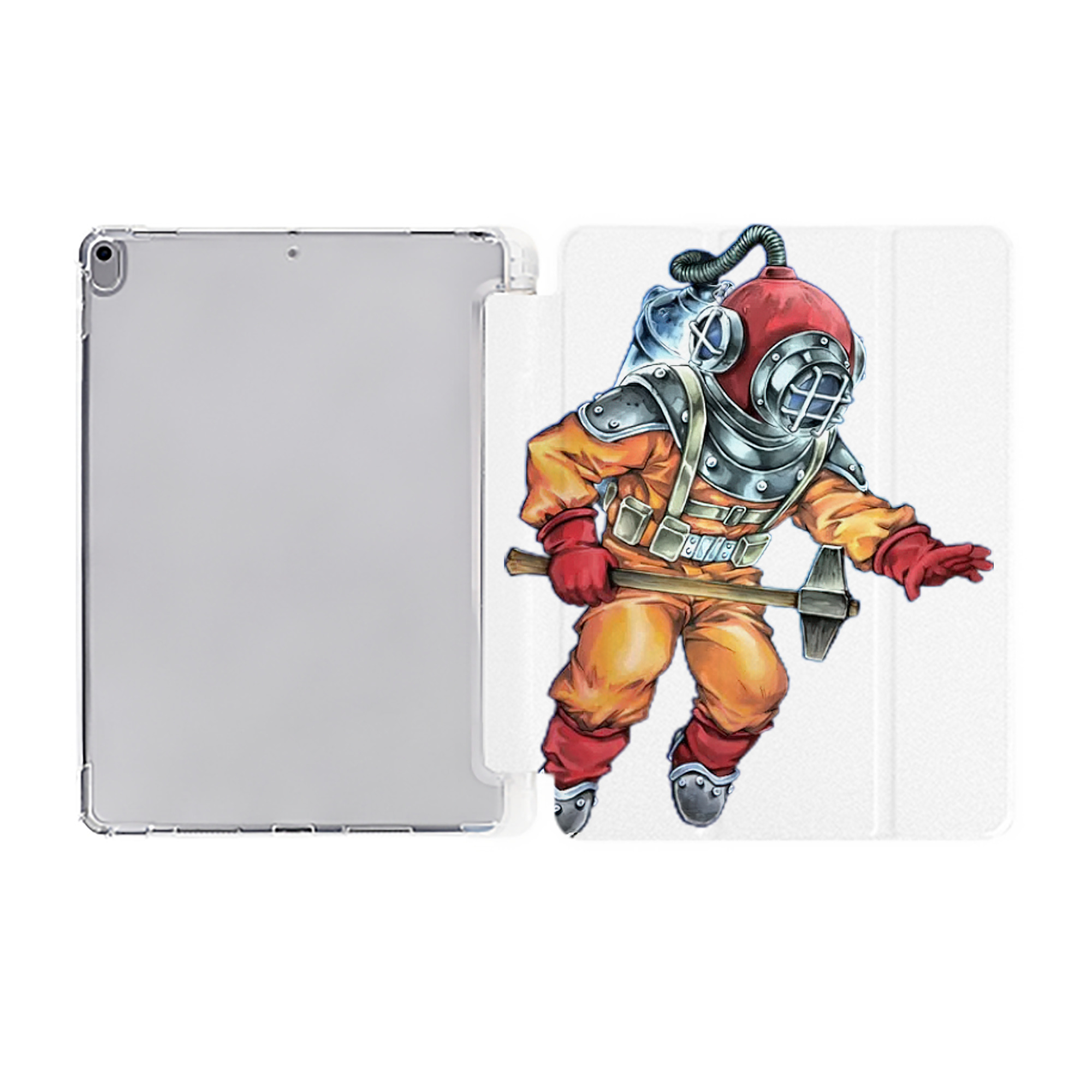 （画像用） 遊☆戯☆王 Yu-Gi-Oh! IPad ケース ペン収納付き 三つ折りスタンド PUレザー×シリコン 対応機種9.5/10.5/10.9インチ